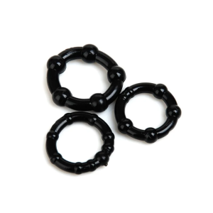 Stay Hard Three Piece Penis Rings